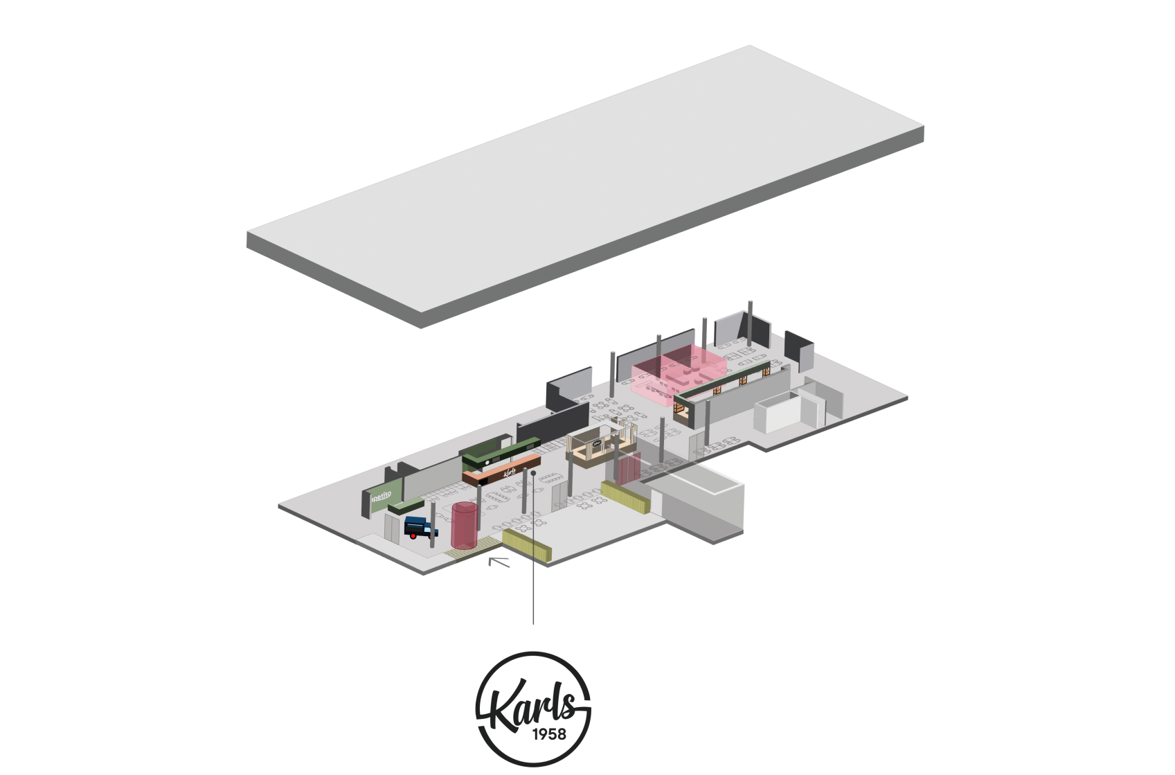 Lage des Karls 1958 im EAT